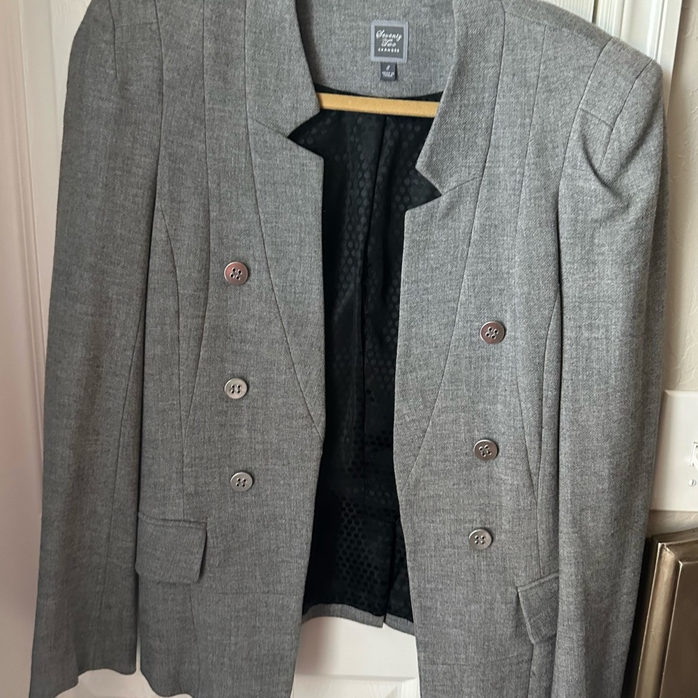 Seventy Two Changes Grey Blazer - image 1